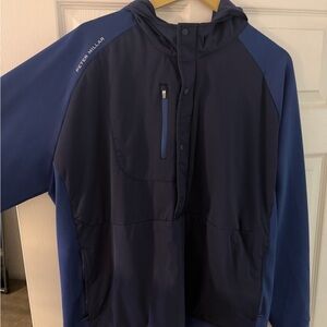 Peter Millar Men's Navy and Royal Blue Performance Jacket